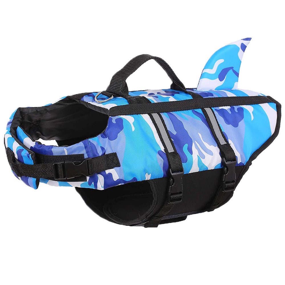 Gilet de Sauvetage pour Chien – Motif Requin Camouflage | XS à 2XL - Furlo