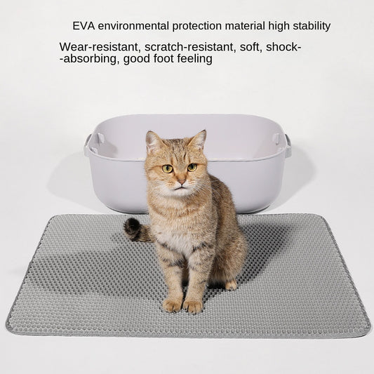 Tapis de Litière Double Couche EVA Antidérapant pour Chat – Filtre Granulés - Furlo9169631DFFC94993A7F8CD8A978C7A0C