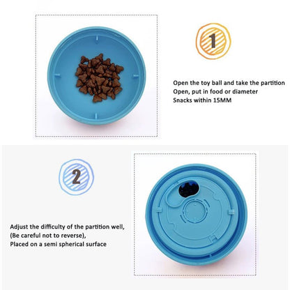 Bol Distributeur Oscillant pour Chat et Chien – Balle Anti-Glouton Intelligente - Furlo