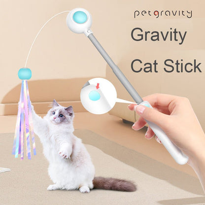 Baguette Laser Interactive pour Chat – Plumes Interchangeables & Catnip | 4 Saisons - Furlo