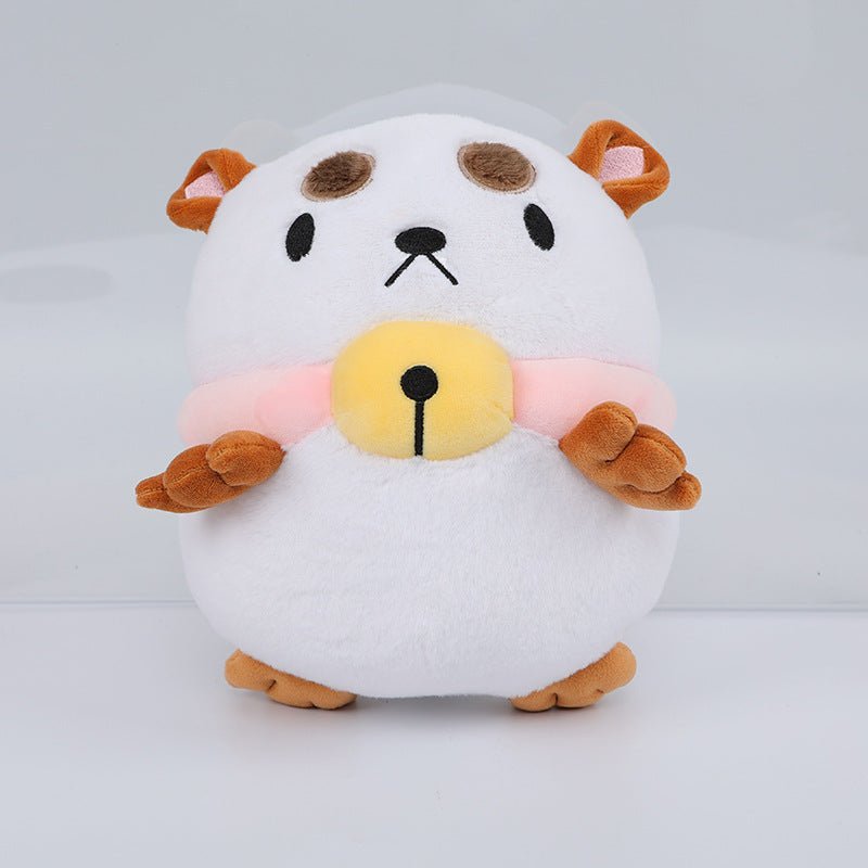 Peluche Abeille & Chiot pour Chat – Coussin Doudou en Peluche Courte | Coton PP - Furlo