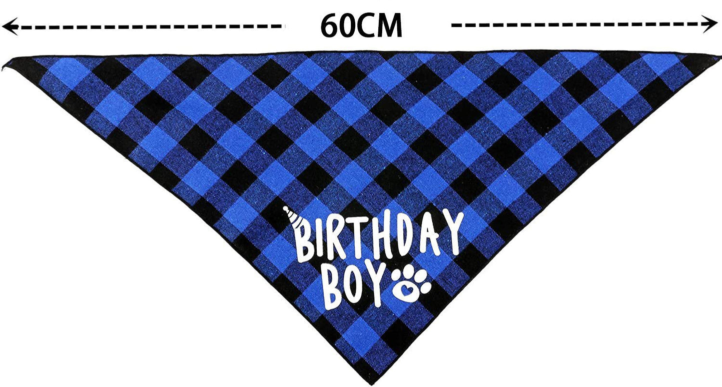 Kit Anniversaire pour Animal – Chapeau et Foulard Triangle Mignon - Furlo