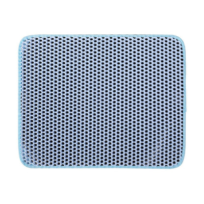 Tapis de Litière Double Couche EVA Antidérapant pour Chat – Filtre Granulés - Furlo4E54215414044DC3848562A7F53E96A1
