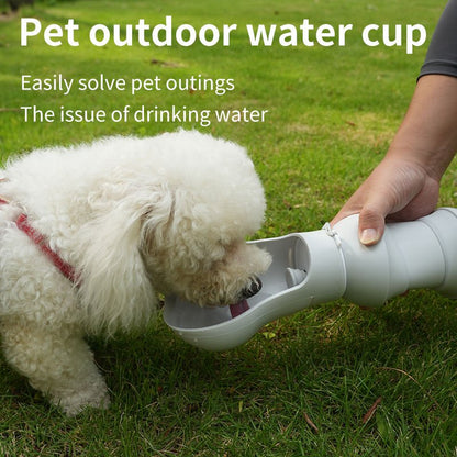 Gourde Pliable en Silicone 550ml pour Chien – Distributeur d’Eau de Voyage - Furlo