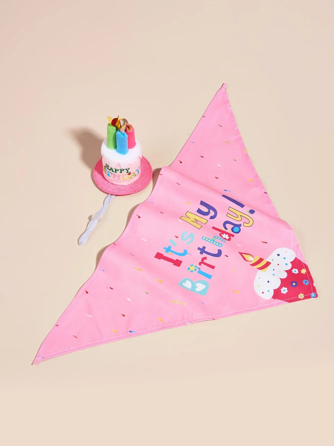Kit Anniversaire pour Chien & Chat – Chapeau, Bandana, Bavoir & Banderole Fête - Furlo