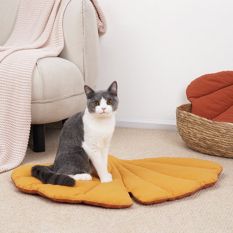 Coussin Feuille pour Chat et Chien – Doux & Résistant aux Morsures - Furlo