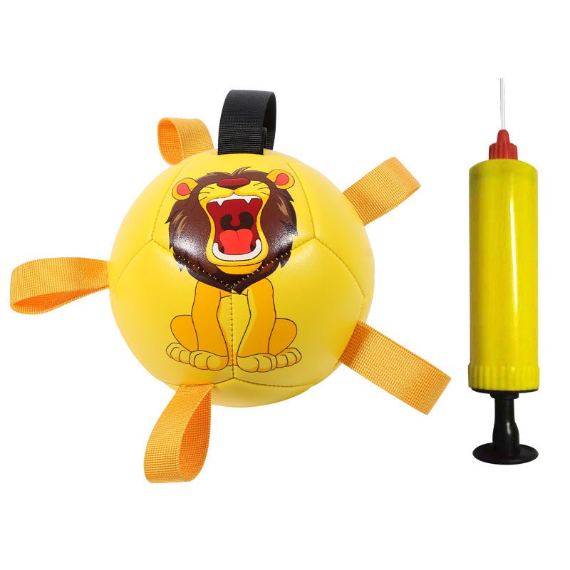 Ballon de Football Interactif pour Chien – TPU Résistant avec Cordes | 15 ou 17 cm - Furlo