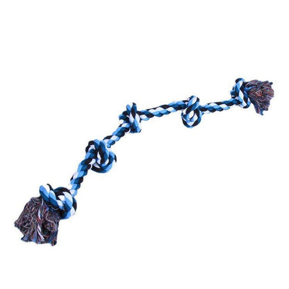 Corde à 5 Nœuds en Coton pour Grand Chien – Jouet à Mâcher Solide 94 cm - Furlo