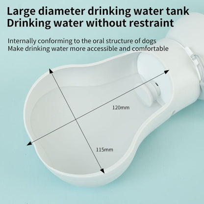 Gourde Pliable en Silicone 550ml pour Chien – Distributeur d’Eau de Voyage - Furlo