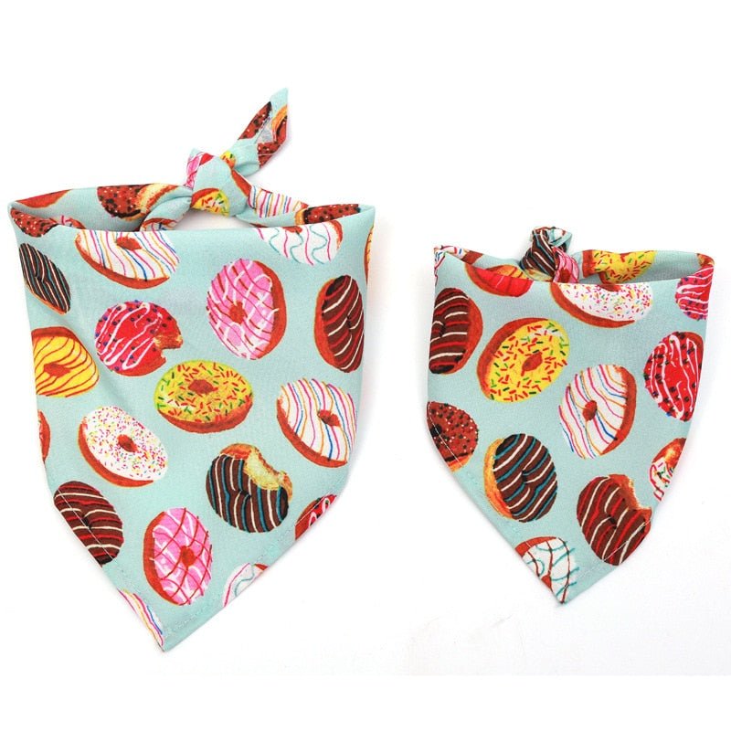 Bandana Imprimé Fruits pour Chien & Chat – Foulard Coton Ajustable | Tailles S & M - Furlo