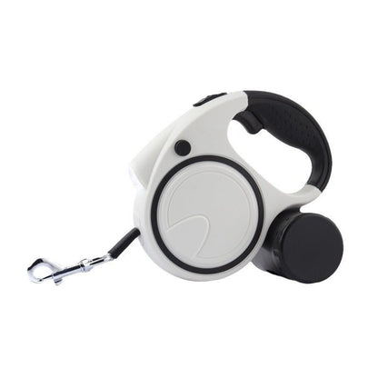 Laisse Rétractable Automatique 5m pour Chien – ABS+TPR avec Lampe Torche - Furlo