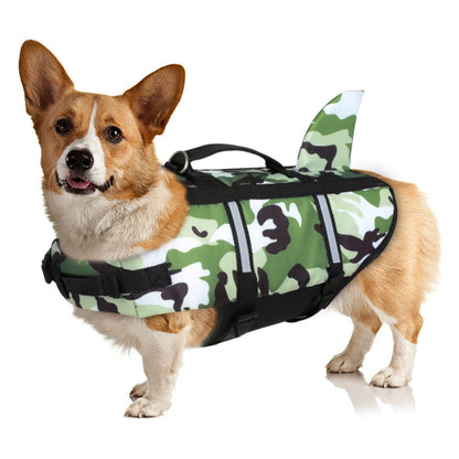 Gilet de Sauvetage pour Chien – Motif Requin Camouflage | XS à 2XL - Furlo