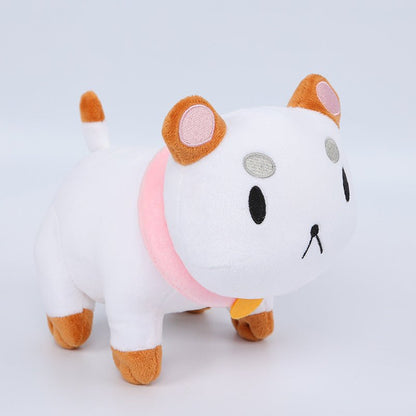 Peluche Abeille & Chiot pour Chat – Coussin Doudou en Peluche Courte | Coton PP - Furlo