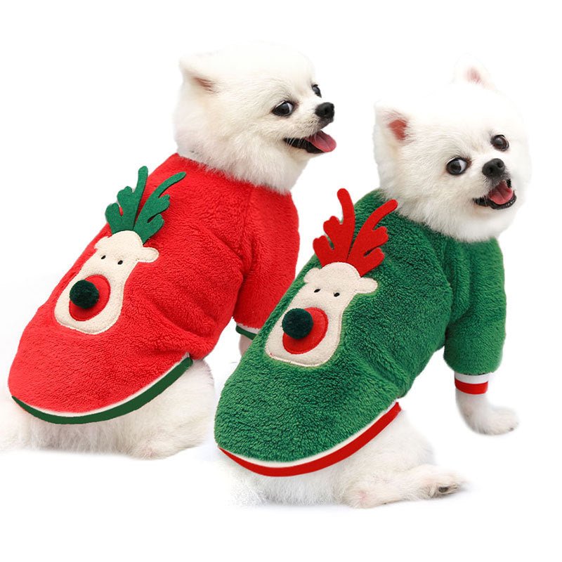 Manteau de Noël en Polaire pour Chien et Chat – Chaud & Adorable - Furlo