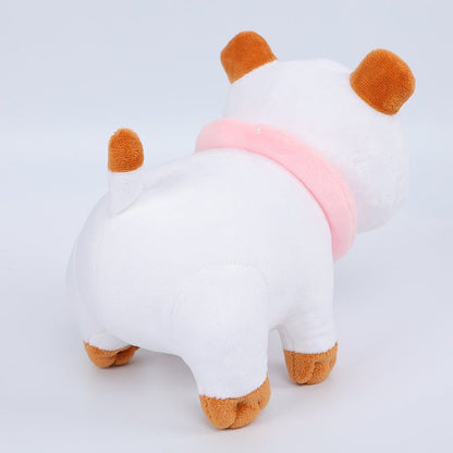Peluche Abeille & Chiot pour Chat – Coussin Doudou en Peluche Courte | Coton PP - Furlo