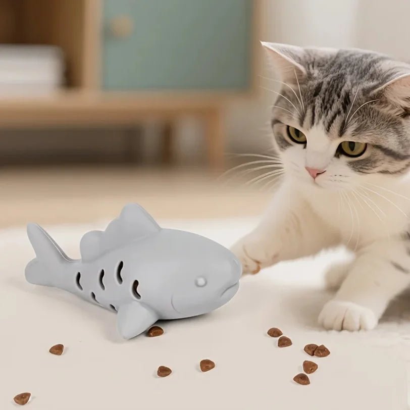 Poisson en Silicone pour Chat – Jouet à Mordre & Cache-Friandises pour Chaton - Furlo