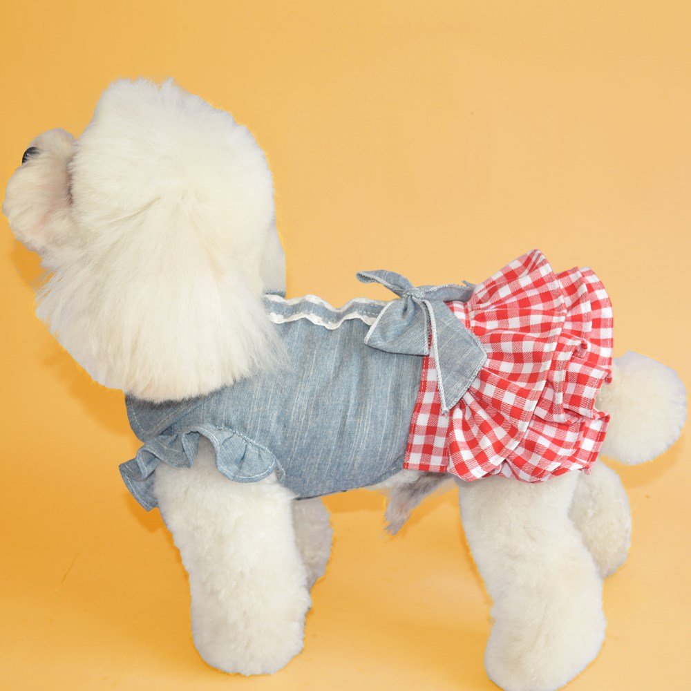 Jupe en Jean Princesse pour Petit Chien – Légère & Respirante - Furlo