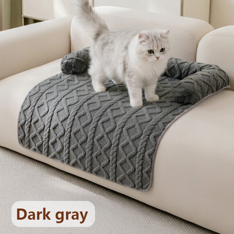 Tapis Lit Hiver Épais Imperméable pour Chien et Chat – Peluche Antidérapante