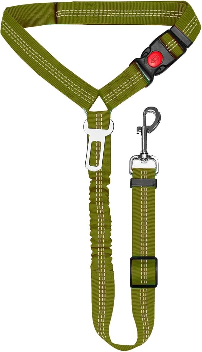 Laisse de Sécurité Nylon pour Chien – Ceinture Voiture Extensible | 9 Coloris - Furlo