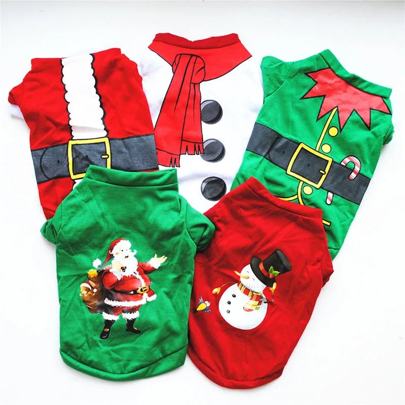 Vêtement de Noël en Coton pour Chien – Costume Festif Doux & Chaud - Furlo