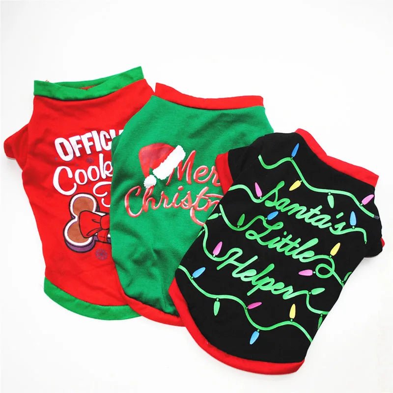 Vêtement de Noël en Coton pour Chien – Costume Festif Doux & Chaud - Furlo