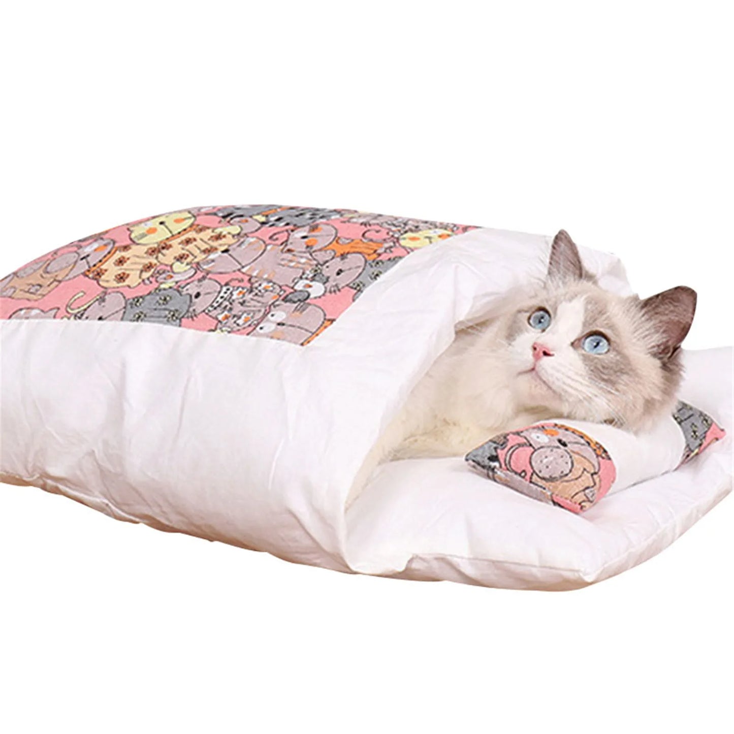 Sac de Couchage Chaud pour Chat – Lit Caverne Amovible & Lavable | Tailles S, M, L - Furlo
