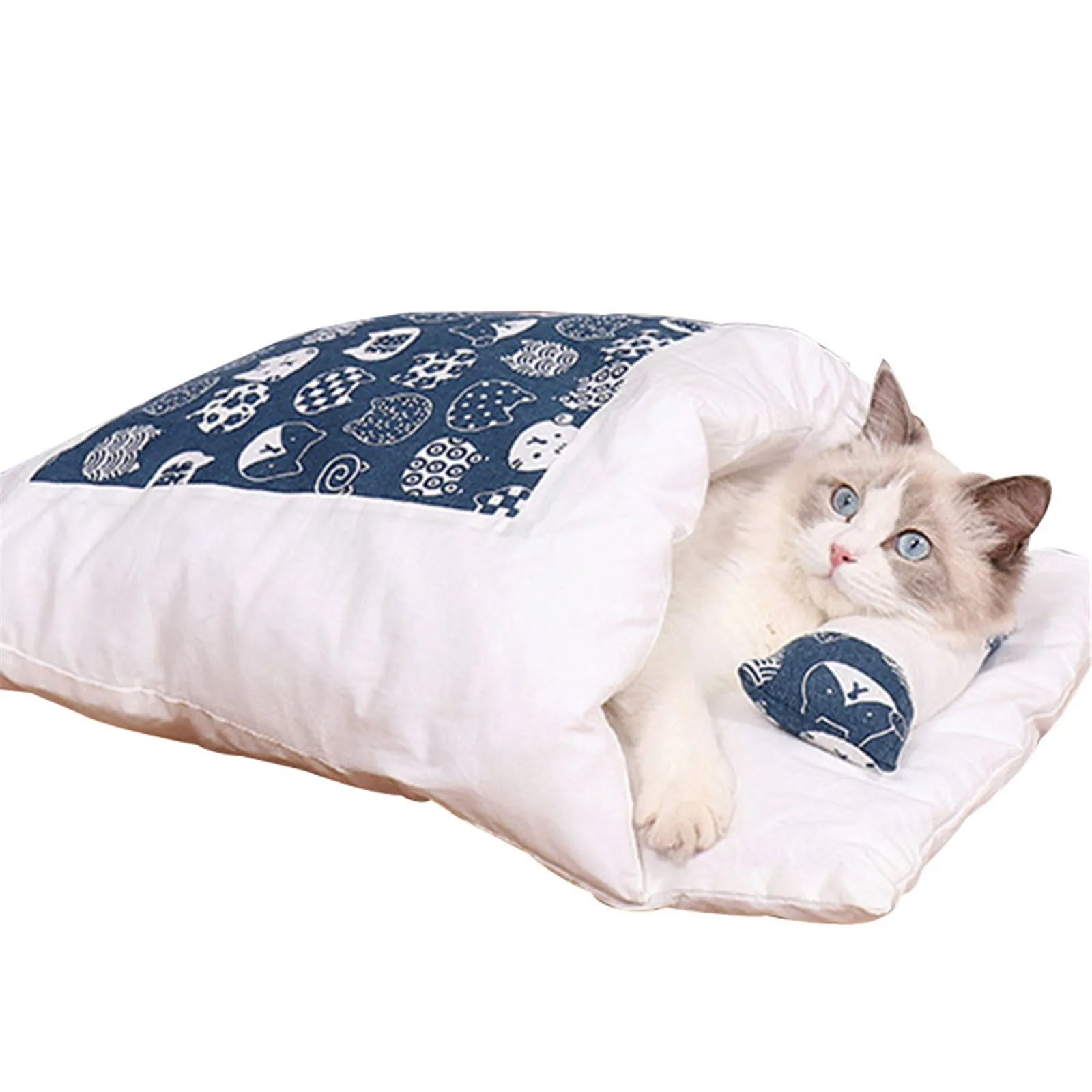 Sac de Couchage Chaud pour Chat – Lit Caverne Amovible & Lavable | Tailles S, M, L - Furlo