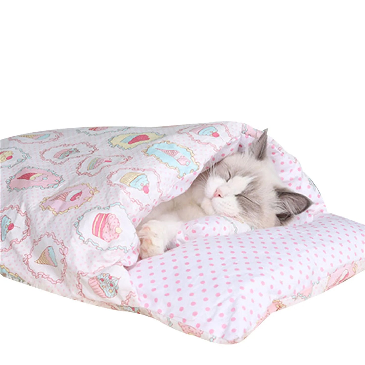 Sac de Couchage Chaud pour Chat – Lit Caverne Amovible & Lavable | Tailles S, M, L - Furlo