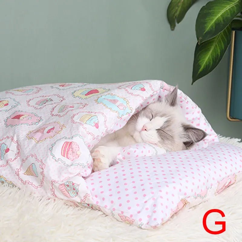 Sac de Couchage Chaud pour Chat – Lit Caverne Amovible & Lavable | Tailles S, M, L - Furlo