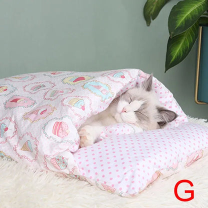 Sac de Couchage Chaud pour Chat – Lit Caverne Amovible & Lavable | Tailles S, M, L - Furlo