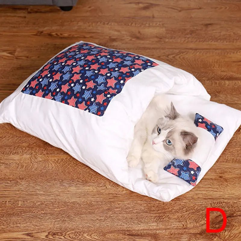 Sac de Couchage Chaud pour Chat – Lit Caverne Amovible & Lavable | Tailles S, M, L - Furlo