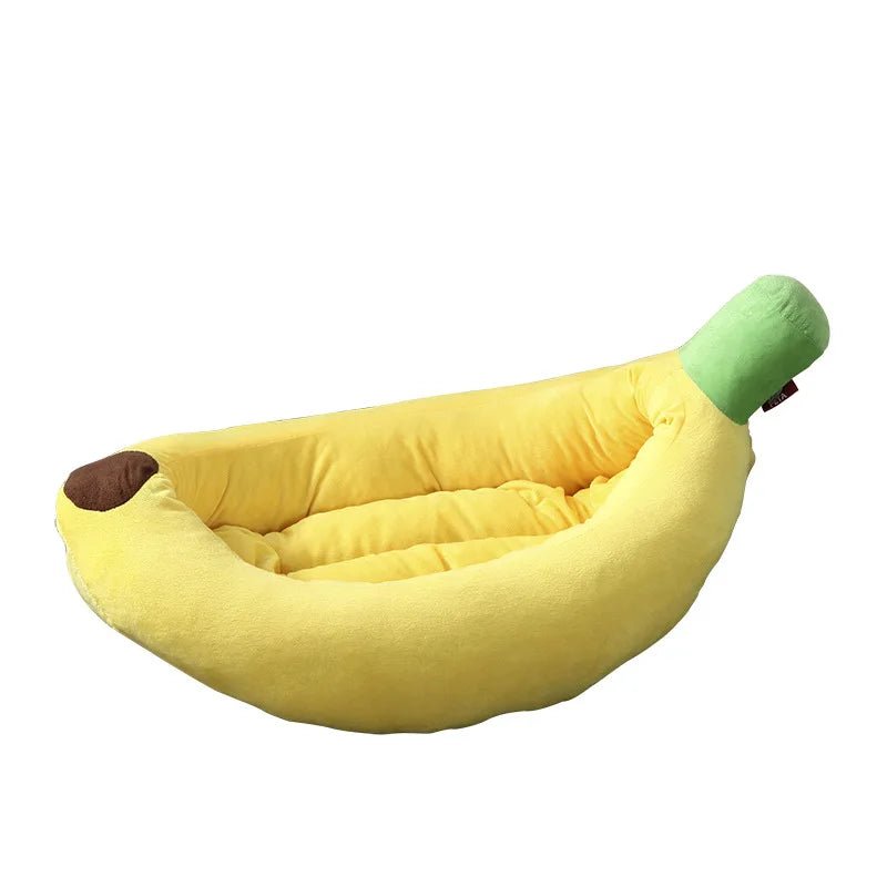 Nid Douillet Banane pour Chat et Chien – Corbeille Peluche Chaude - FurloA6E3523DB97C4095AABB8CA49A78DF45